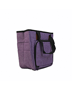 Yarn Tote Storage Bag Small Purple 28 x 14 x 27cm