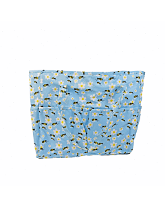 Yarn Tote Storage Bag Blue 30 x 14 x 4