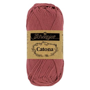 Scheepjes Catona 4ply 396 Rose Wine 25g