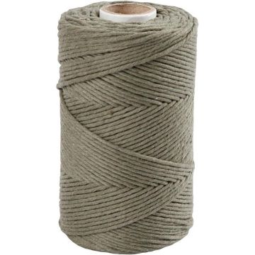 Reel of Macrame Cord Moss Green 2mmx198mx330grms