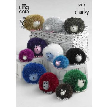 King Cole Hedgehog Tinsel Chunky Pattern 9015 