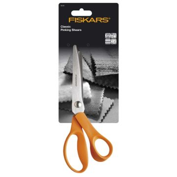 Fiskars Pinking Shears Orange 23cm 9in