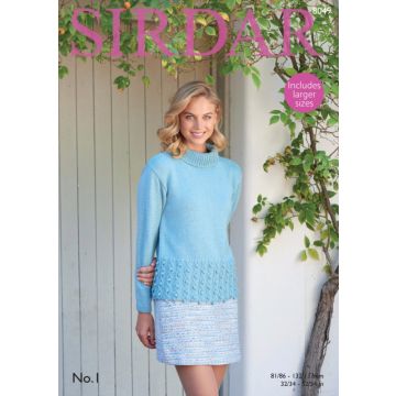 Sirdar No 1 Sweater Pattern 8049 