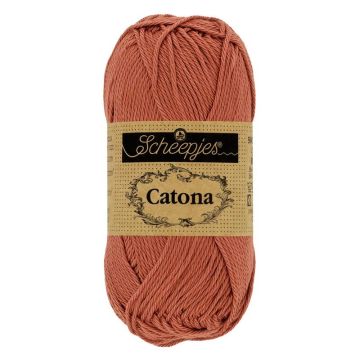 Scheepjes Catona 4ply Brick Red 504 25g