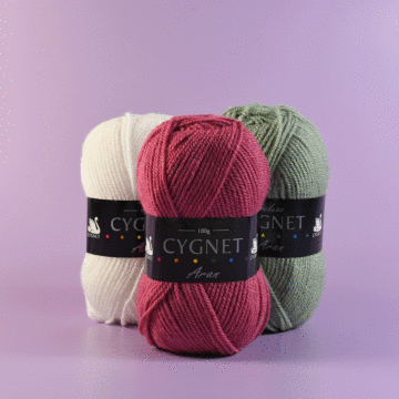 Cygnet Aran Yarn - 100 grm Ball