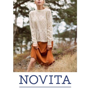 Novita Venla Lace Sweater Free Pattern Download
