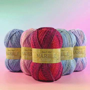 James C Brett Marble DK Yarn - 100g Ball