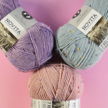 Novita 7 Veljesta (7 Brothers) Nummi Aran Yarn 100 grm Ball