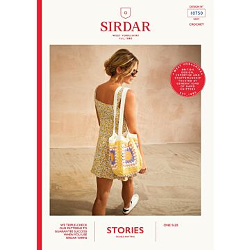 Sirdar Stories DK Cosmo Tote Bag 10750 Crochet Pattern Download
