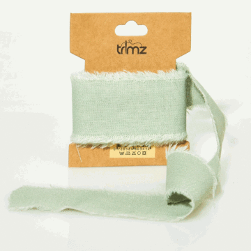 Trimz Carded Frayed Edge Ribbon 40mm x 3m