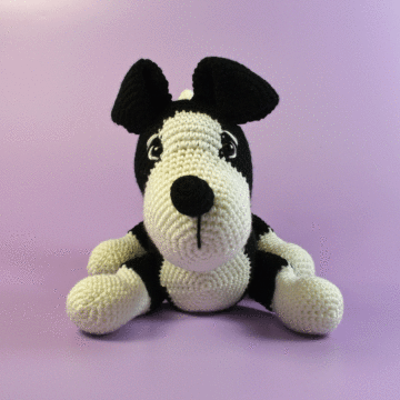 WoolPups Border Collie Crochet in WoolBox Imagine Classic DK