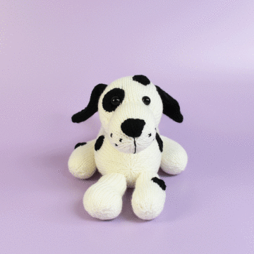 WoolPups Dalmatian Kit by Amanda Berry in WoolBox Imagine Classic DK